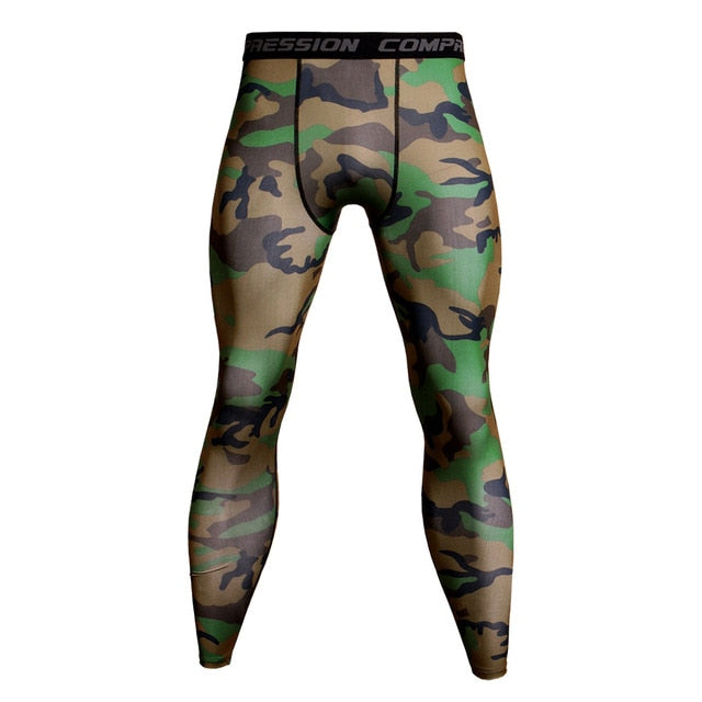 Camouflage Compression Pants Running Tights Men Soccer Training Pants Fitness Sport Leggings Men Gym Jogging Trousers Sportswear