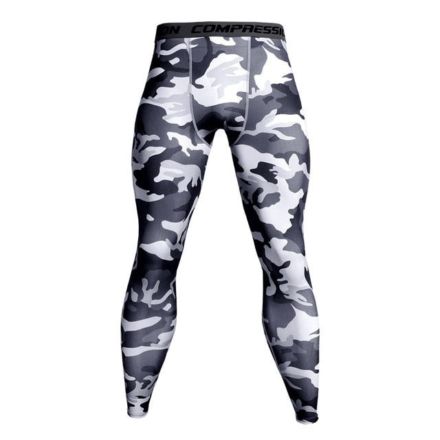 Camouflage Compression Pants Running Tights Men Soccer Training Pants Fitness Sport Leggings Men Gym Jogging Trousers Sportswear