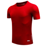 Shirt Homme Running Men Designer Quick Dry T-Shirts Running Slim Fit Tops Tees Sport Men 's Fitness Gym T Shirts Muscle Tee 2018