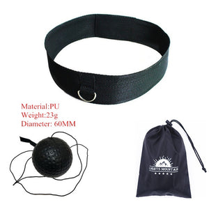 Boxing Reflex Speed Punch Ball Training Hand Eye Coordination with Headband Improve Reaction Muay Thai Gym Exercise Equipment