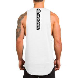 Brand NO PAIN NO GAIN clothing bodybuilding stringer gyms tank top men fitness singlet cotton sleeveless shirt muscle vest