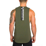 Brand NO PAIN NO GAIN clothing bodybuilding stringer gyms tank top men fitness singlet cotton sleeveless shirt muscle vest