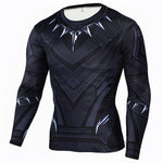 NEW 2018 Superman Punisher Rashgard Running Shirt Men T-shirt Long Sleeve Compression Shirts Gym T-shirt Fitness Sport Shirt Men