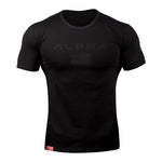 2018 Cotton Gym Shirt Sport T Shirt Men Short Sleeve Running Shirt Men Workout Training Tees Fitness Top Sport T-shirt Rashgard