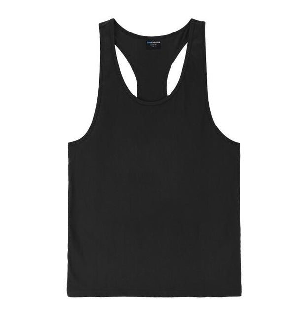 Men Gym Singlet Stringer Muscle Tank Tops Fitness Sport Shirt Y BACK Racer Workout Tops Vest