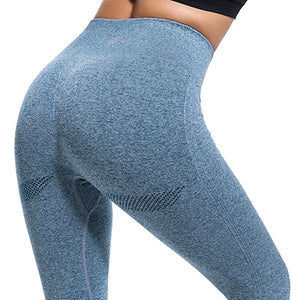 Zhangyunuo Push Up Yoga Leggings Compression Tights Slim Ombre Seamless Gym Leggings Sport Fitness Tummy Control  Workout