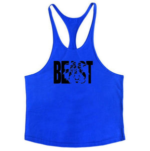 Muscleguys Cotton Gyms Tank Tops Men Sleeveless Tanktops For Boys Bodybuilding Clothing Undershirt Fitness Stringer Vest