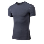 Hot Quick Dry Compression Sport Shirt men Running Fitness t Shirt Tight rashgard Soccer Basketball Jersey Gym Demix Sportswear