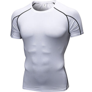 Hot Quick Dry Compression Sport Shirt men Running Fitness t Shirt Tight rashgard Soccer Basketball Jersey Gym Demix Sportswear