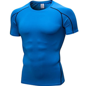 Hot Quick Dry Compression Sport Shirt men Running Fitness t Shirt Tight rashgard Soccer Basketball Jersey Gym Demix Sportswear