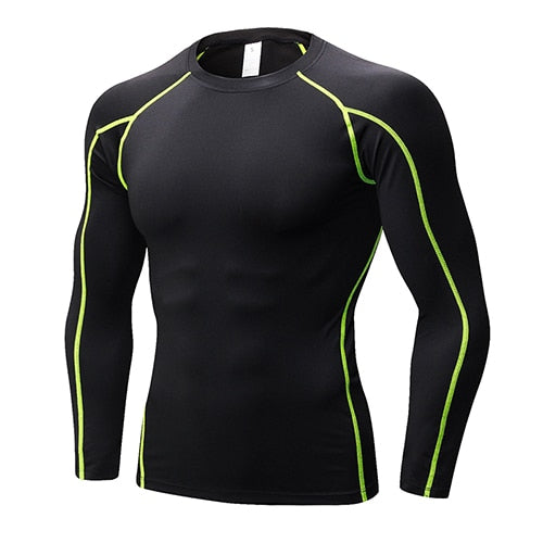 Hot Quick Dry Compression Sport Shirt men Running Fitness t Shirt Tight rashgard Soccer Basketball Jersey Gym Demix Sportswear