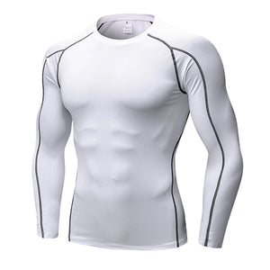 Hot Quick Dry Compression Sport Shirt men Running Fitness t Shirt Tight rashgard Soccer Basketball Jersey Gym Demix Sportswear