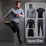 GYM Tights Sports Men's Compression Sportswear Suits training Clothes Suits workout jogging Sports clothing Tracksuit Dry Fit