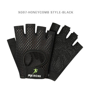 REXCHI Crossfit Gym Gloves for Fitness Men Women Half Finger Workout Sports Equipment Weight Lifting Bodybuilding Hand Protector