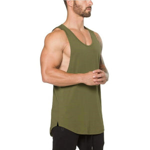 Brand gyms clothing Brand singlet canotte bodybuilding stringer tank top men fitness shirt muscle guys sleeveless vest Tanktop